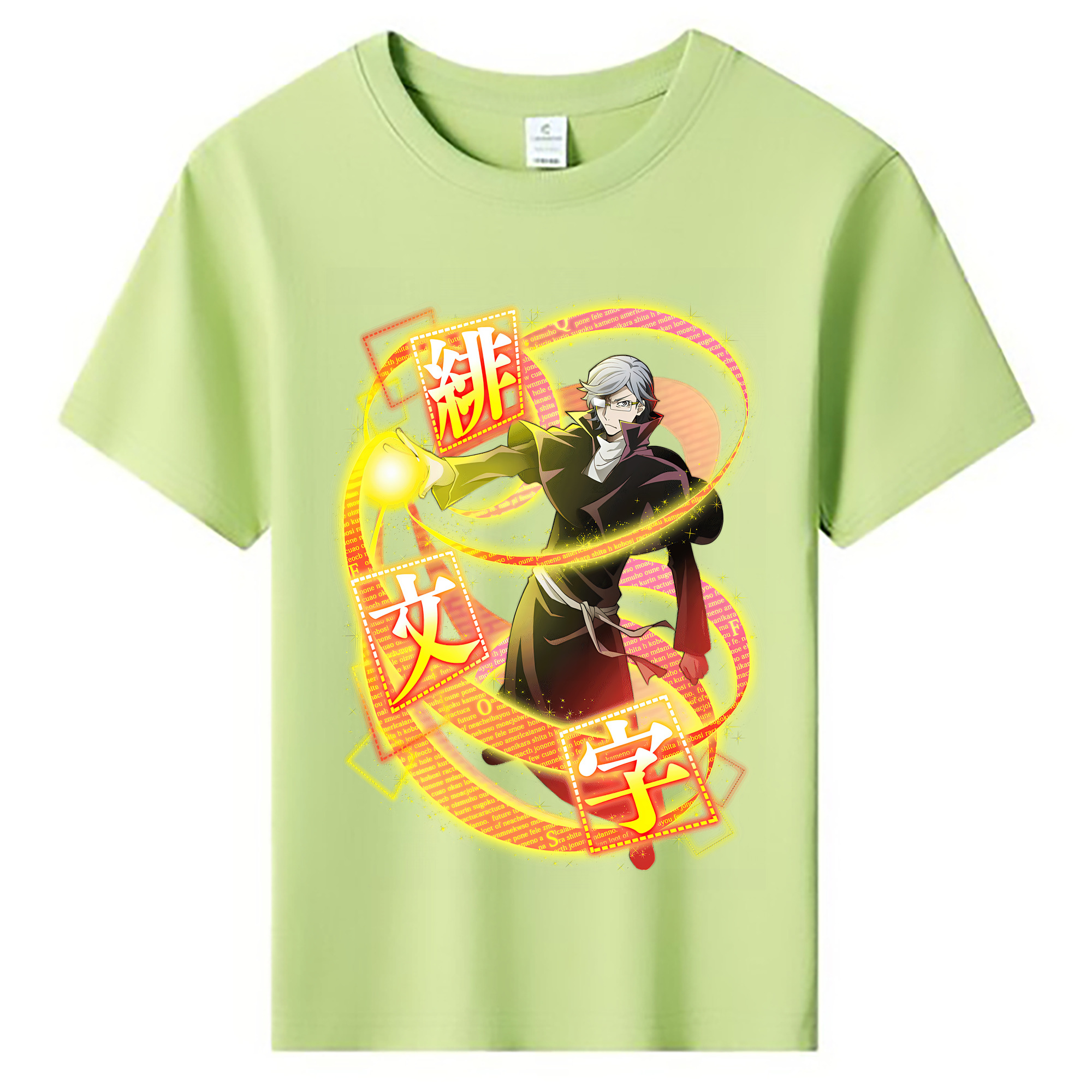 （画像用） 文豪ストレイドッグス Bungo Stray Dogs 綿100％キッズTシャツ（フロントプリント）
